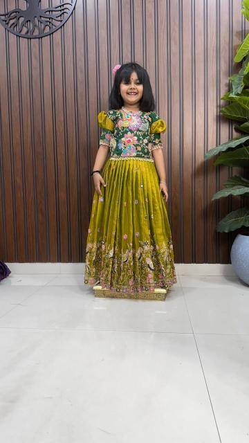 kids lehenga frendy silk Children clothing market in Hyderabad